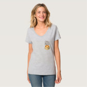 Latte ist meine Liebe, die Sprache der Frauen, der T-Shirt (Vorderseite Vollansicht)