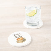 Latte ist meine Liebe Sandstone Drink Untersetzer (Seite)