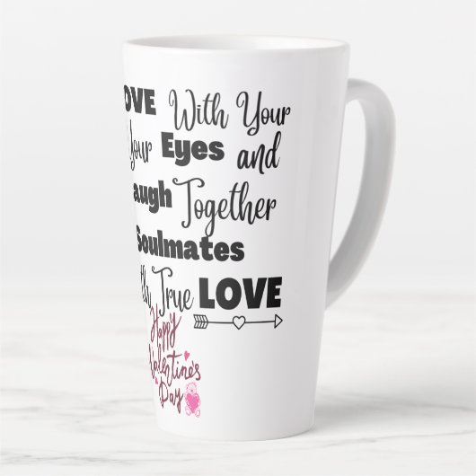 Latte Kaffee-Tasse Milchtasse (Rechte Ecke)