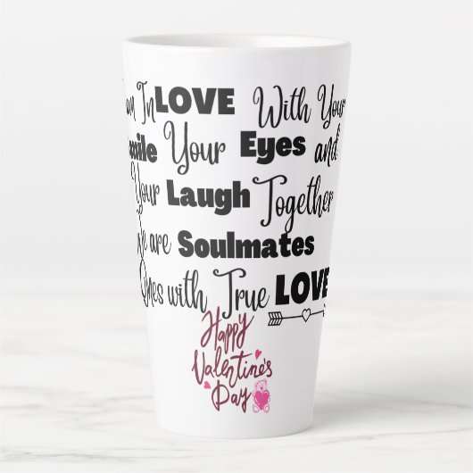 Latte Kaffee-Tasse Milchtasse (Vorderseite)