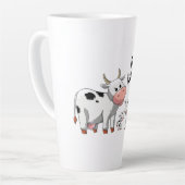Latte Kühe Milchtasse (Linke Ecke)