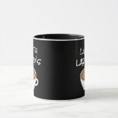 Latte Larrys lustiger Kaffee Tasse (Zentrum)