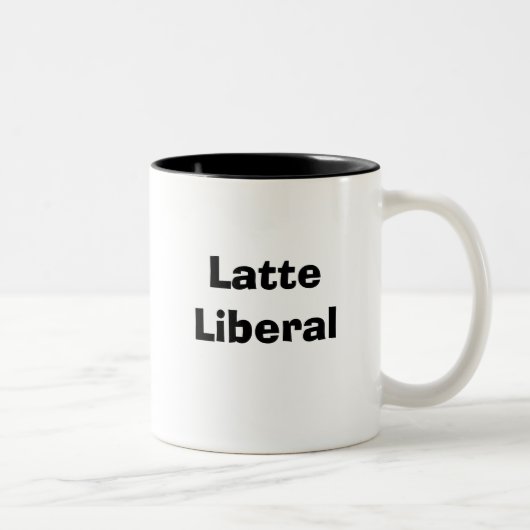 Latte Liberal-Tasse Zweifarbige Tasse (Rechts)