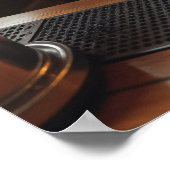 Latte Liebe aus dem Labrador Barista Poster (Ecke)