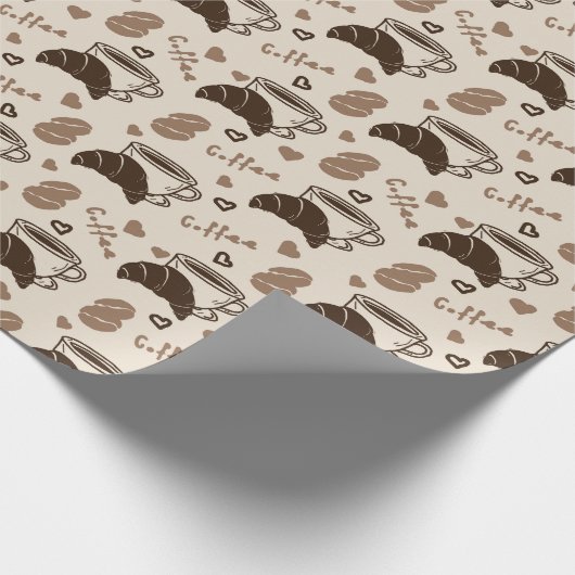 Latte Liebe Delight Geschenkpapier (Ecke)
