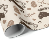 Latte Liebe Delight Geschenkpapier (Rolleneckpunkt)