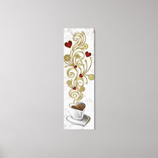 Latte Liebe Leinwanddruck (Vorderseite)