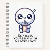 Latte Liebe Notizblock (Vorderseite)