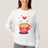 Latte Liebe T-Shirt (Vorderseite)