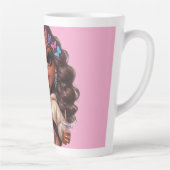 Latte-Liebhaber CHIBI-PUPPE  Milchtasse (Rechts)