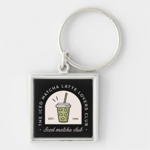 Latte-Liebhaber von Iced Matcha Schlüsselanhänger