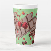 Latte Lover Cherries Milchtasse (Vorderseite)