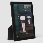 Latte Macchiato Gemälde von Alfred Fox Fotoplatte (Seite)