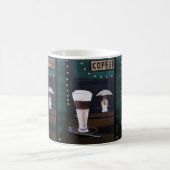 Latte Macchiato Gemälde von Alfred Fox Kaffeetasse (Mittel)