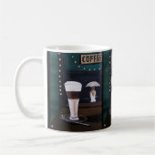 Latte Macchiato Gemälde von Alfred Fox Kaffeetasse (Links)