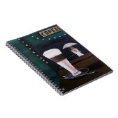 Latte Macchiato Gemälde von Alfred Fox Notizblock (Rechte Seite)