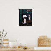 Latte Macchiato Gemälde von Alfred Fox Poster (Küche)
