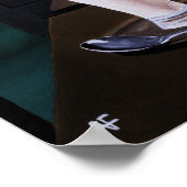 Latte Macchiato Gemälde von Alfred Fox Poster (Ecke)