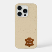 Latte Macchiato iPhone Hülle (Rückseite)