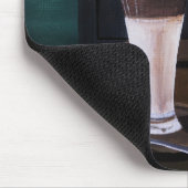 Latte Macchiato Malerei von Alfred Fox Mousepad (Ecke)