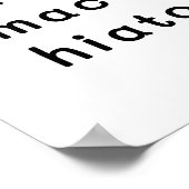 Latte macchiato - minimalistic typography poster (Ecke)