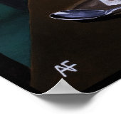 Latte Macchiato Painting by Alfred Fox Poster (Ecke)