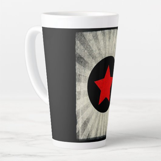 Latte Milchtasse (Linke Ecke)