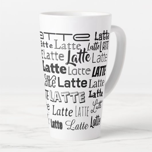 Latte Milchtasse (Rechte Ecke)