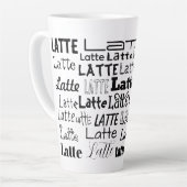 Latte Milchtasse (Linke Ecke)
