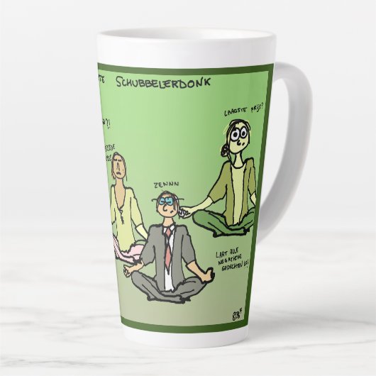 Latte mok aanbesteden milchtasse (Rechte Ecke)