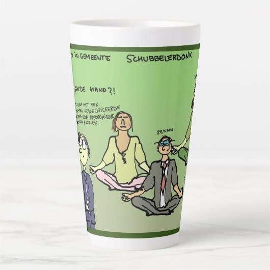 Latte mok aanbesteden milchtasse (Vorderseite)