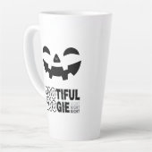 Latte Mug 17oz : HALLOWEEN Face Milchtasse (Linke Ecke)