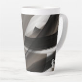 Latte Mug Abstract Home Terra’s Tender Whisper Milchtasse (Rechte Ecke)