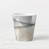 Latte Mug Abstract Home Trend Sandy Tornado Milchtasse (Vorderseite)
