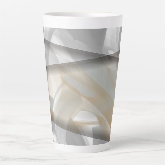 Latte Mug Abstract Home Trend Sandy Tornado Milchtasse (Vorderseite)