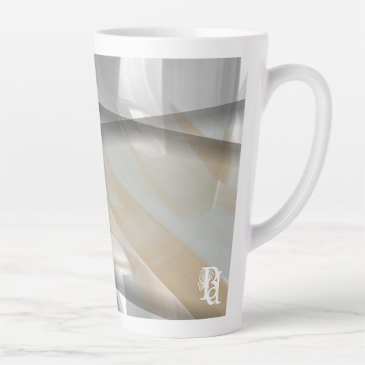 Latte Mug Abstract Home Trend Sandy Tornado Milchtasse (Rechts)