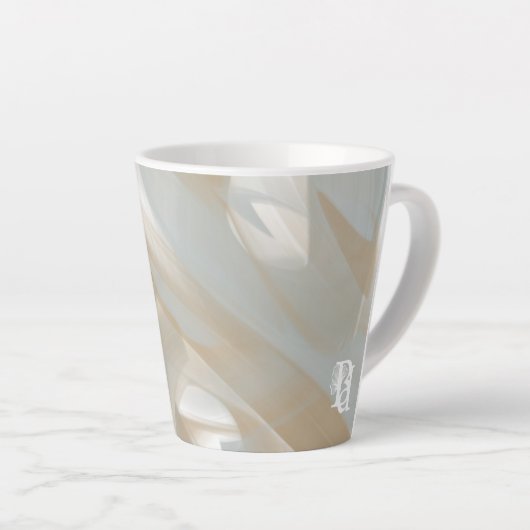 Latte Mug Abstract Home Trend Sandy Tornado Milchtasse (Rechte Ecke)