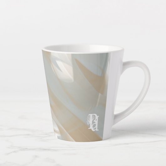Latte Mug Abstract Home Trend Sandy Tornado Milchtasse (Rechts)
