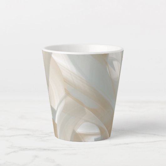 Latte Mug Abstract Home Trend Sandy Tornado Milchtasse (Vorderseite)