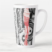 Latte Mug – Abstract Land Milchtasse (Rechts)