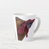 Latte Mug Chicken Portraits Milchtasse (Rechte Ecke)