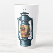 Latte Mug-Christmas Lantern Milchtasse (Vorderseite)