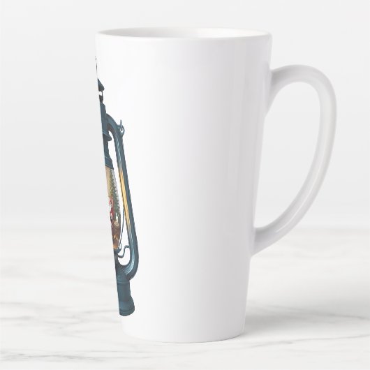 Latte Mug-Christmas Lantern Milchtasse (Rechts)
