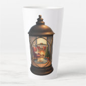 Latte Mug-Christmas Lantern Milchtasse (Vorderseite)