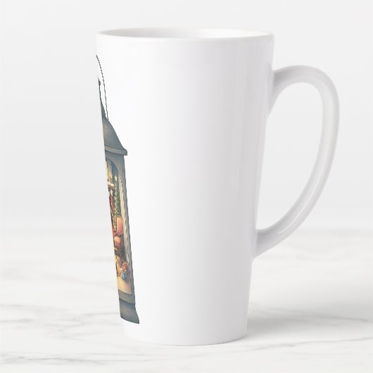 Latte Mug-Christmas Lantern Milchtasse (Rechts)