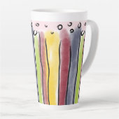 Latte mug colorfull stripes milchtasse (Rechte Ecke)
