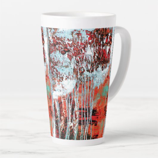 Latte Mug – Corrosion Pulse Milchtasse (Rechte Ecke)