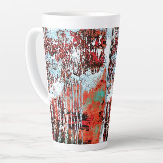 Latte Mug – Corrosion Pulse Milchtasse (Linke Ecke)