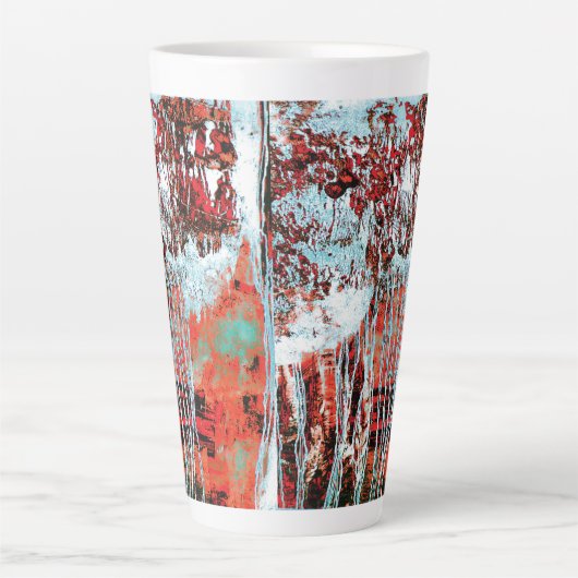 Latte Mug – Corrosion Pulse Milchtasse (Vorderseite)