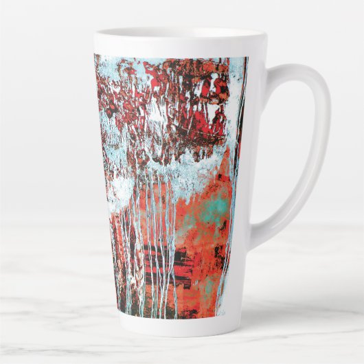 Latte Mug – Corrosion Pulse Milchtasse (Rechts)